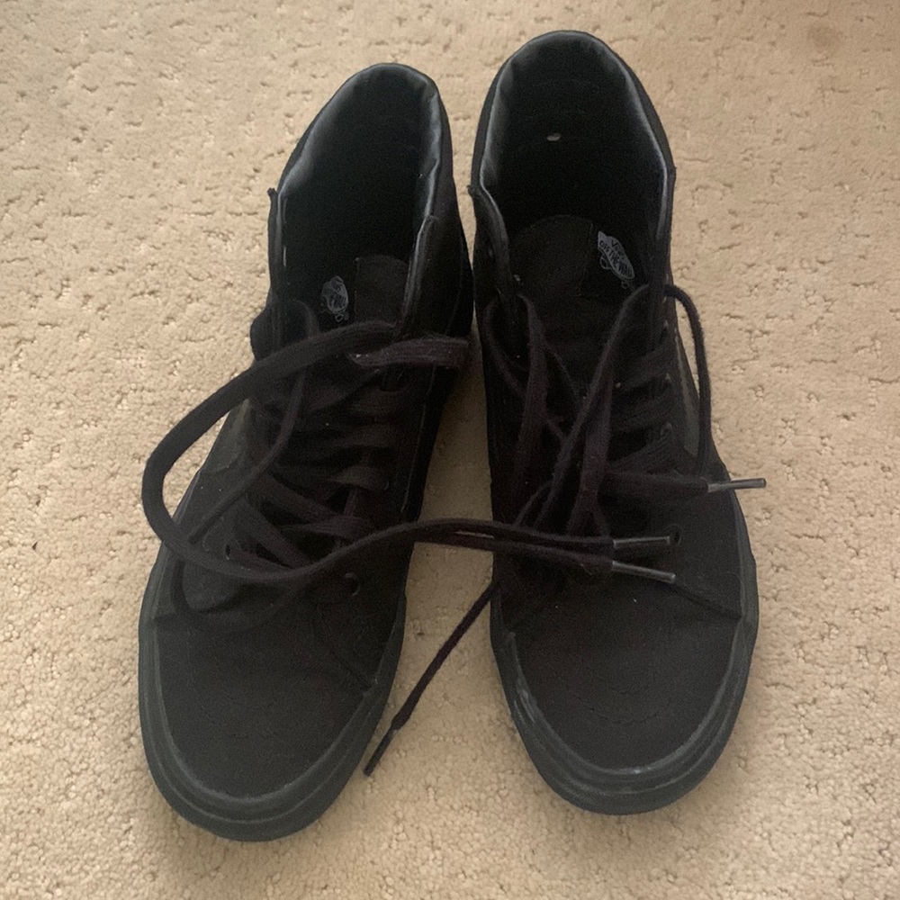 Black High Top Vans
